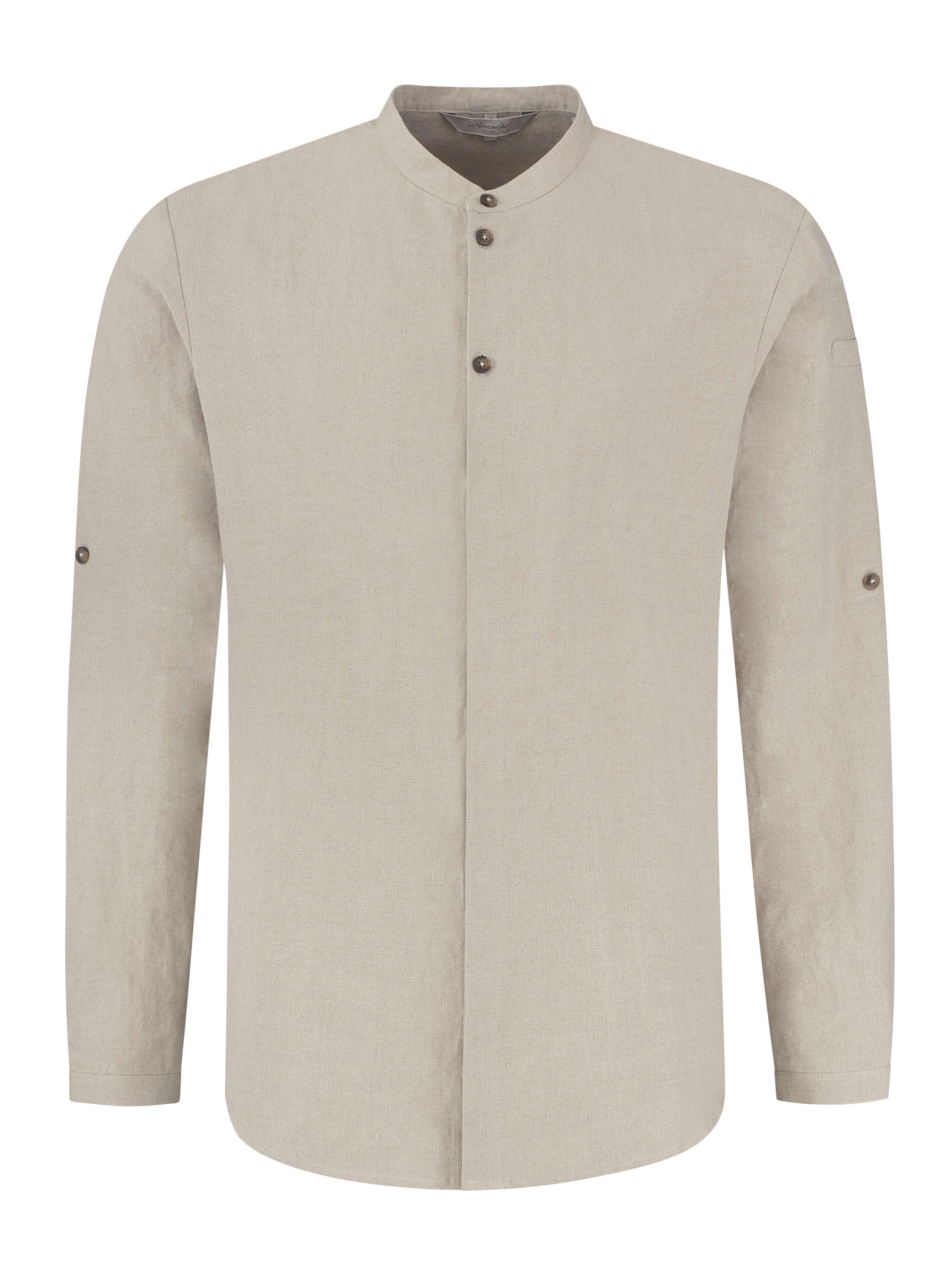 Chef Jacket Chavi Flax Grey by Le Nouveau Chef -  ChefsCotton