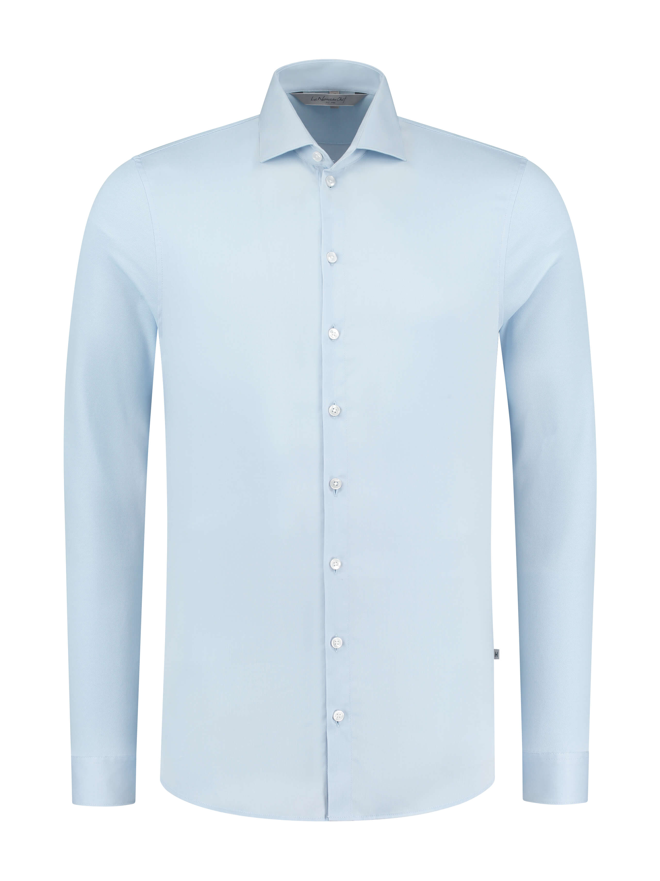 Service Shirt Liam Sky Blue by Le Nouveau Chef -  ChefsCotton