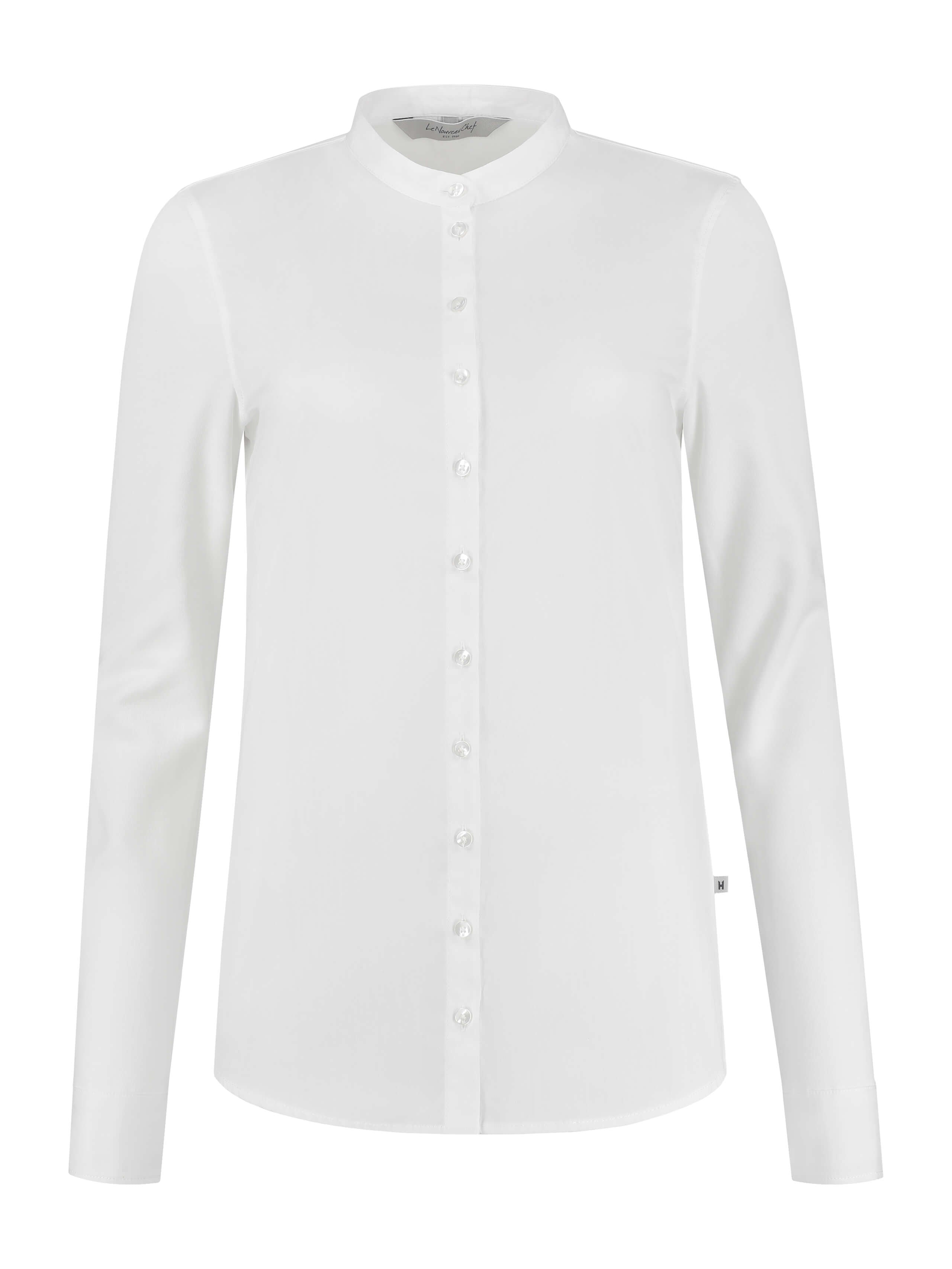 Blouse Lisa White by Le Nouveau Chef -  ChefsCotton